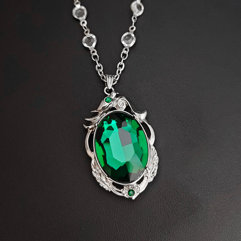 LOVEBUFF Identity V Cryptic Notes Cursed Sapphire Cosplay Necklace