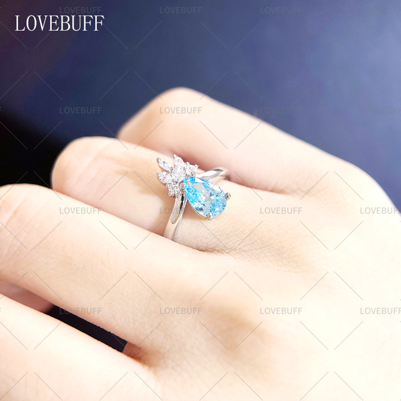 LOVEBUFF Light and Night Osborn Wedding Ring Style Finger Ring