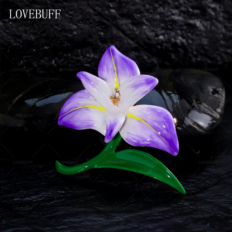 LOVEBUFF Genshin Impact Guardian's Flower Artifact Inspired Brooch