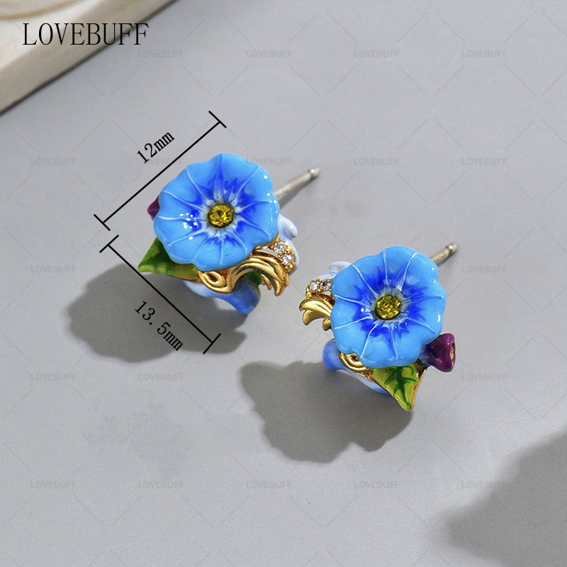 LOVEBUFF Genshin Impact Artifact Wanderer's Troupe Troupe's Dawnlight Style Stud Earrings