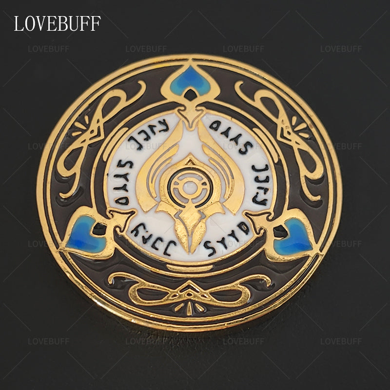 LOVEBUFF Honkai: Star Rail Aventurine Cosplay Gold-plated Copper Chip Commemorative Coin Collectibles