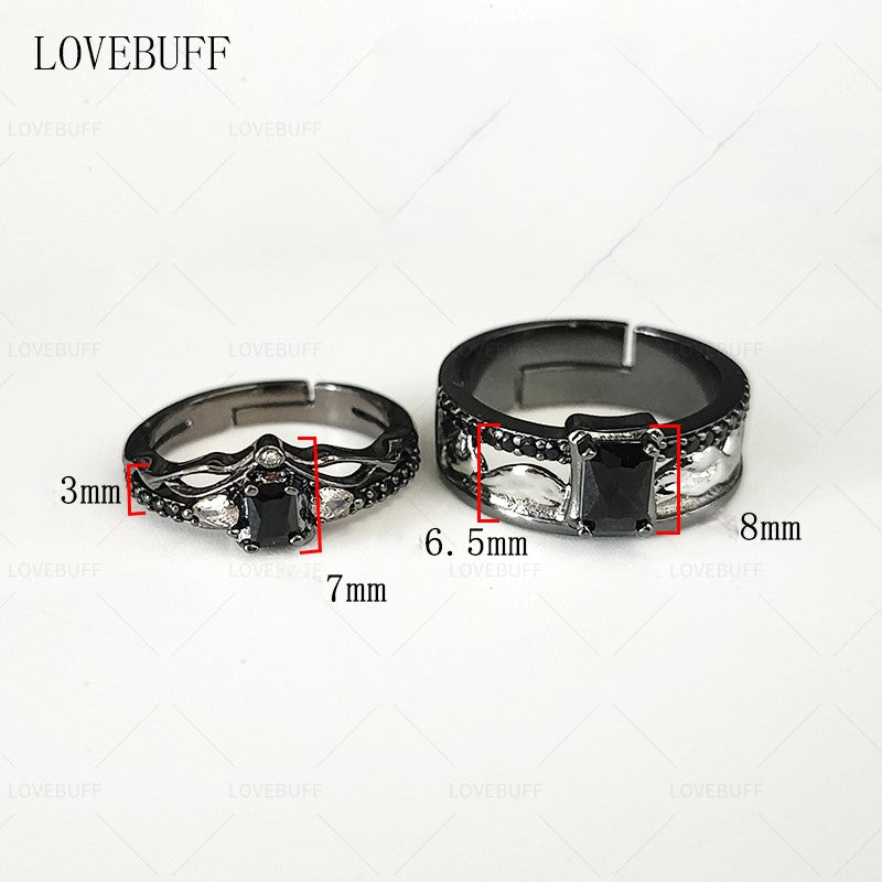 LOVEBUFF Love and Deepspace Sylus Affinity 100 조절식 손가락 반지 (10일 이내 배송)