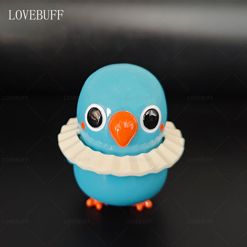 LOVEBUFF love and Deepspace Sylus's Grumpy Crow Figurine Collectible Desk Decor Phone Charm