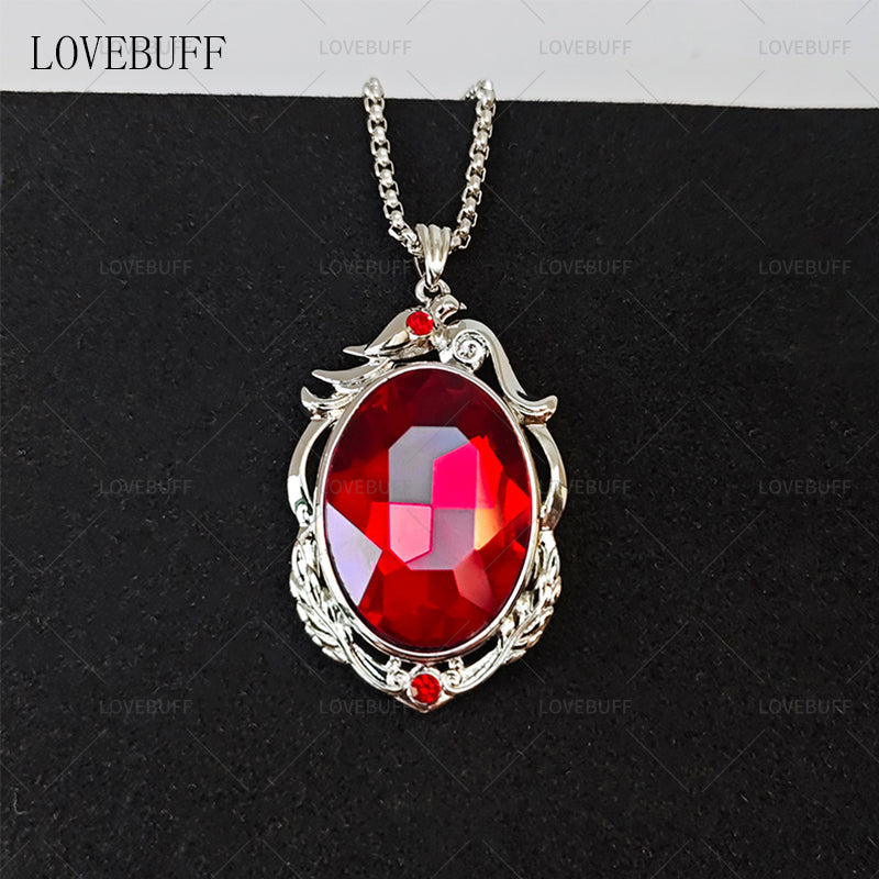 LOVEBUFF Identity V Cryptic Notes Cursed Sapphire Inspired Long Necklace