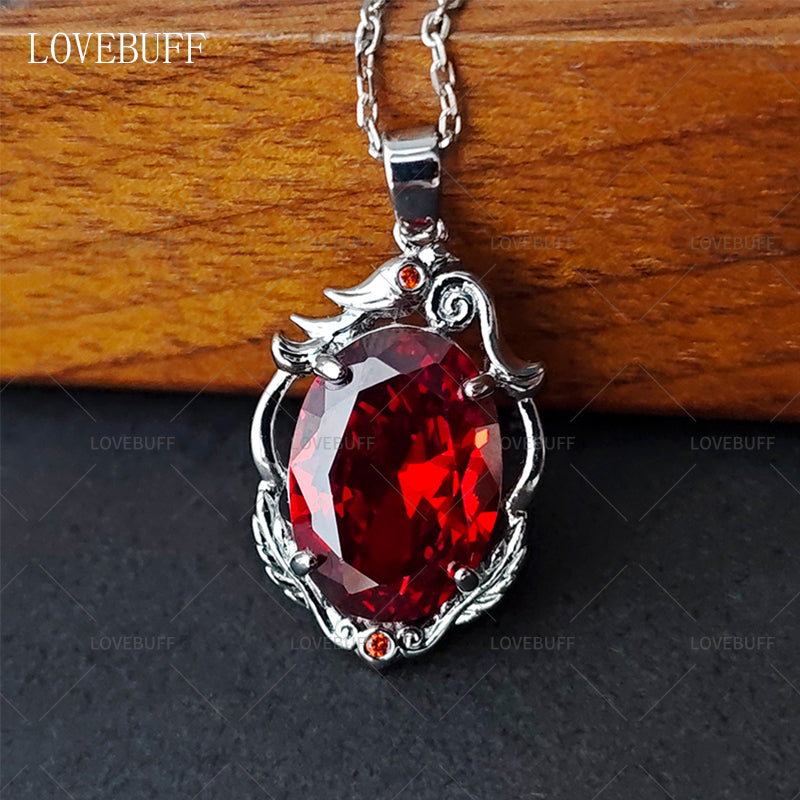 LOVEBUFF Identity V Cryptic Notes Cursed Sapphire Inspired Dainty Necklace