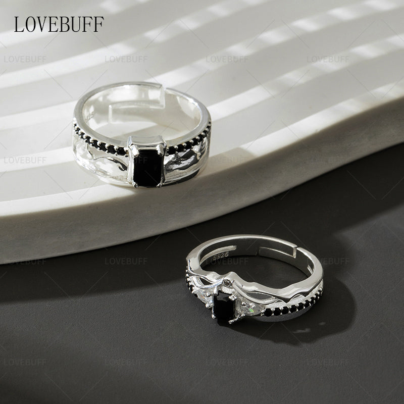 LOVEBUFF Love and Deepspace LAD Sylus Ring Inspired 925 Silver Adjustable Band