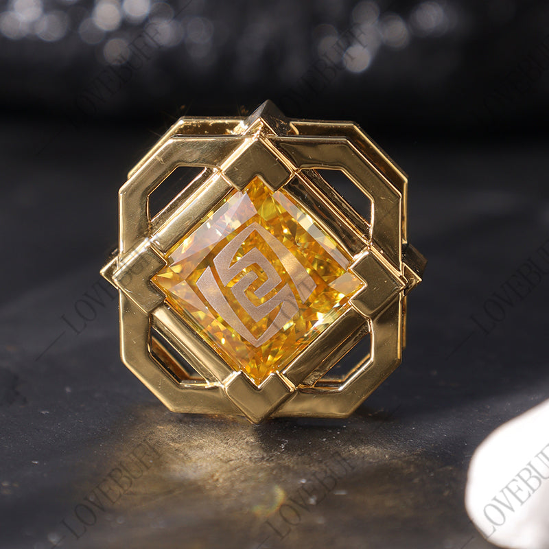 Genshin Liyue Gem Vision Pendant Decor Elements Geo Anemo Pyro Dendro ...