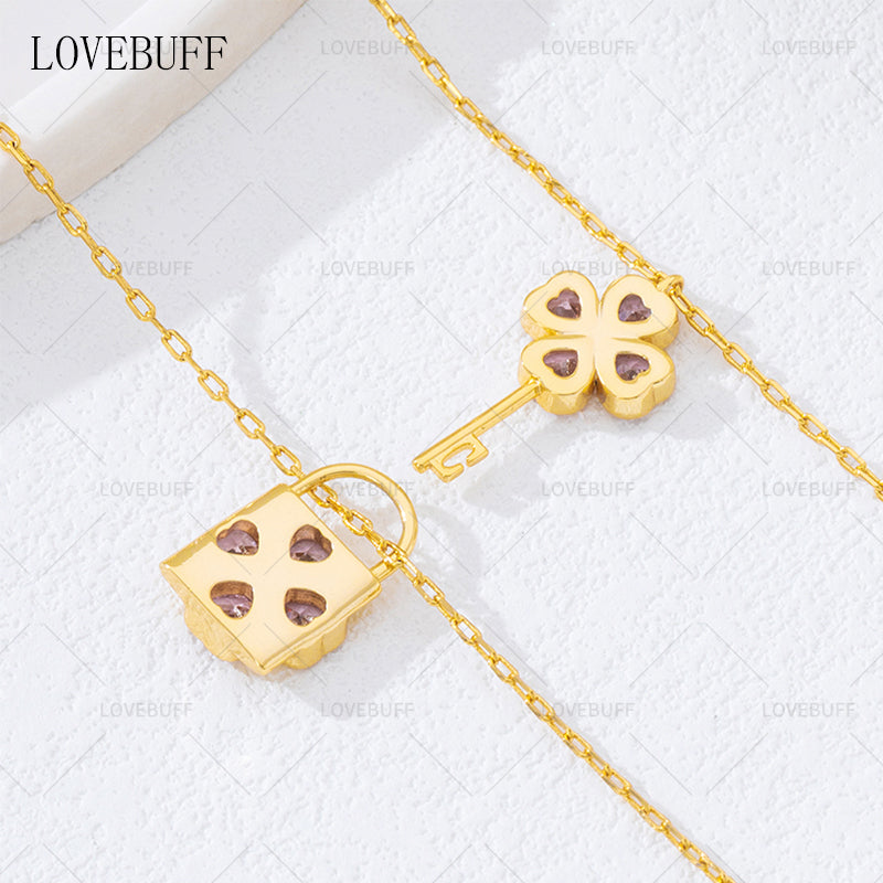 LOVEBUFF Shugo Chara Humpty Lock Dumpty Key Inspired Necklace