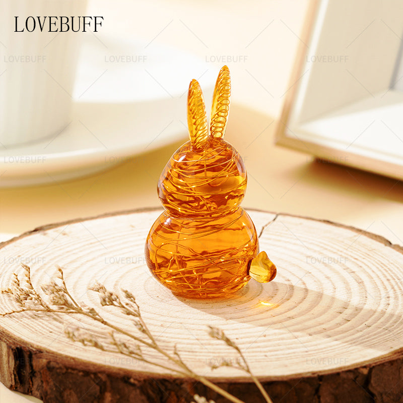 LOVEBUFF Reverse: 1999 Unilog Bunny Rabbit Inspired Figurine Collectible Desk Decor