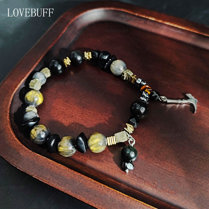 LOVEBUFF Identity V Fool's Gold Norton Campbell Theme Impression Beaded Bracelet