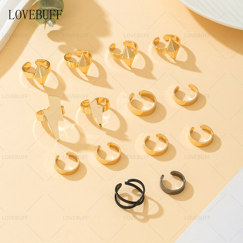 LOVEBUFF Genshin Impact Xilonen Cosplay Accessories 14pc Ring Set