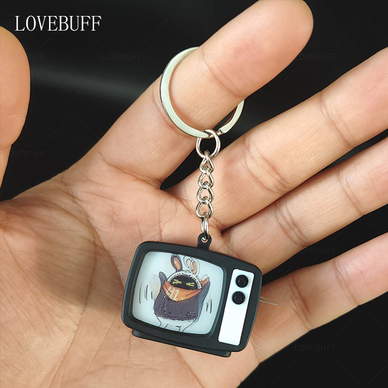 LOVEBUFF Zenless Zone Zero Bangboo-EOUS TV Pendant Keychain Bag Charm