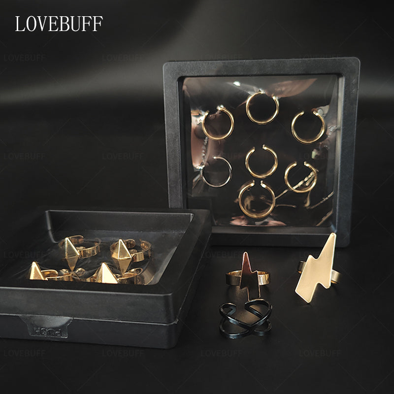 LOVEBUFF Genshin Impact Xilonen Cosplay Accessories 14pc Ring Set