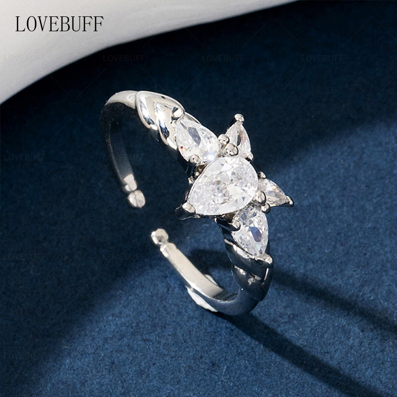 LOVEBUFF Frieren: Beyond Journey's End Fern Echeveriasimulans Rose Inspired Adjustable Ring