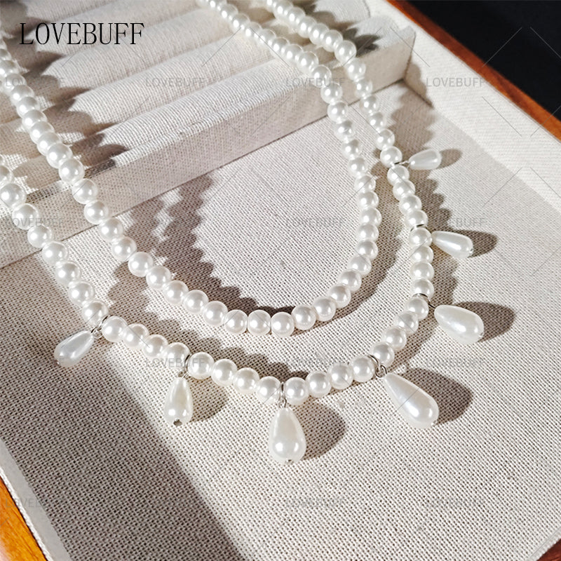 LOVEBUFF LaDs Sylus Echo of Kahli Tanakahli Pearl Necklace