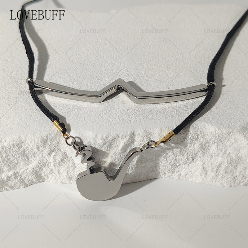 LOVEBUFF Tears of Themis Luke Pipe Pendant Necklace