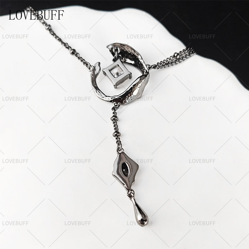 LOVEBUFF LAD Sylus Where Hearts Live MC's Feather Belt Chain Waist Belly Chain & Necklace