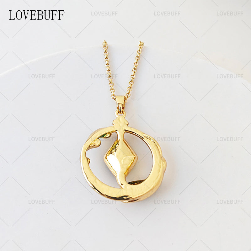 LOVEBUFF Sword of Justice Ethereal Stone Inspired Necklace
