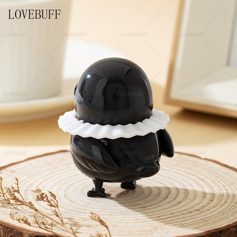 LOVEBUFF love and Deepspace Sylus's Grumpy Crow Figurine Collectible Desk Decor Phone Charm