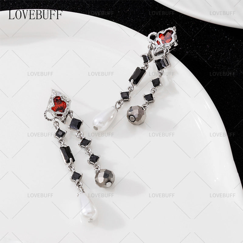LOVEBUFF Love And Deepspace Heartbeats Ablaze Sylus Improvised Flow MC's Crystal Clarity Earrings