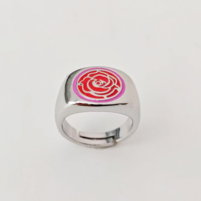 LOVEBUFF Revolutionary Girl Utena Tenjô Rose Signet Ring