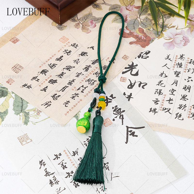 The Immortal Ascension Han Li Heaven Controlling Vial Inspired Tassel Decor Bag Charm