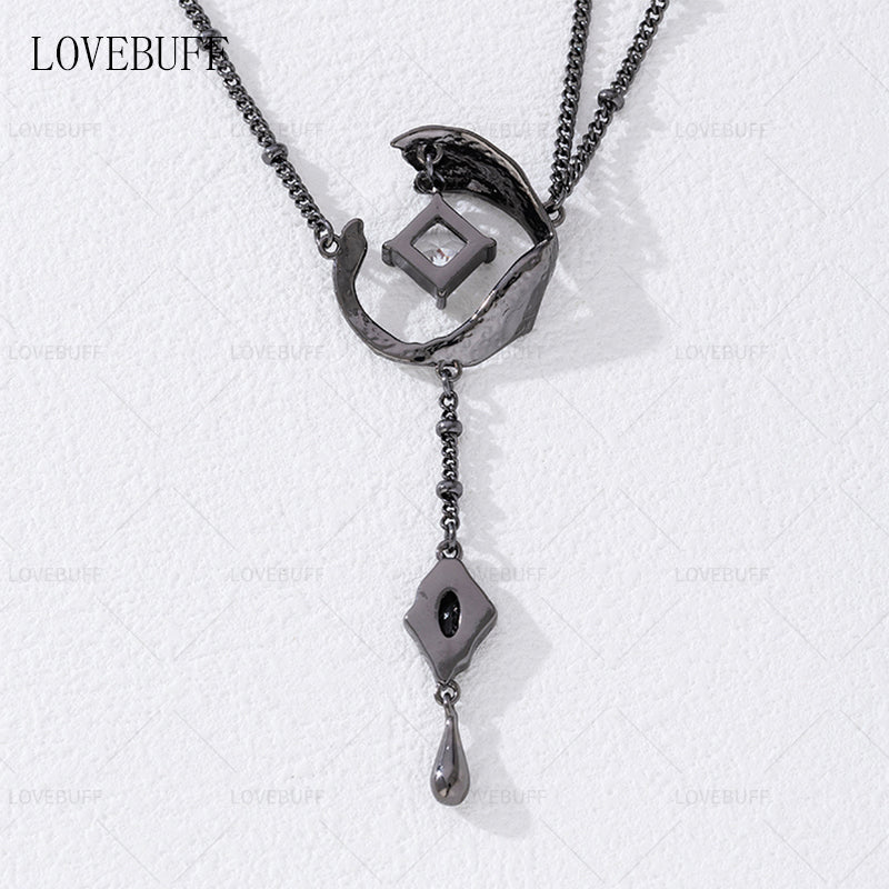 LOVEBUFF LAD Sylus Where Hearts Live MC's Feather Belt Chain Waist Belly Chain & Necklace