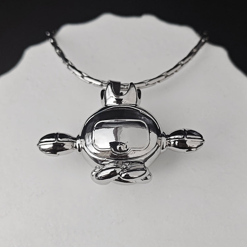 LOVEBUFF Splatoon 3 DLC Flying Drone Pearl Inspired Pendant Necklace