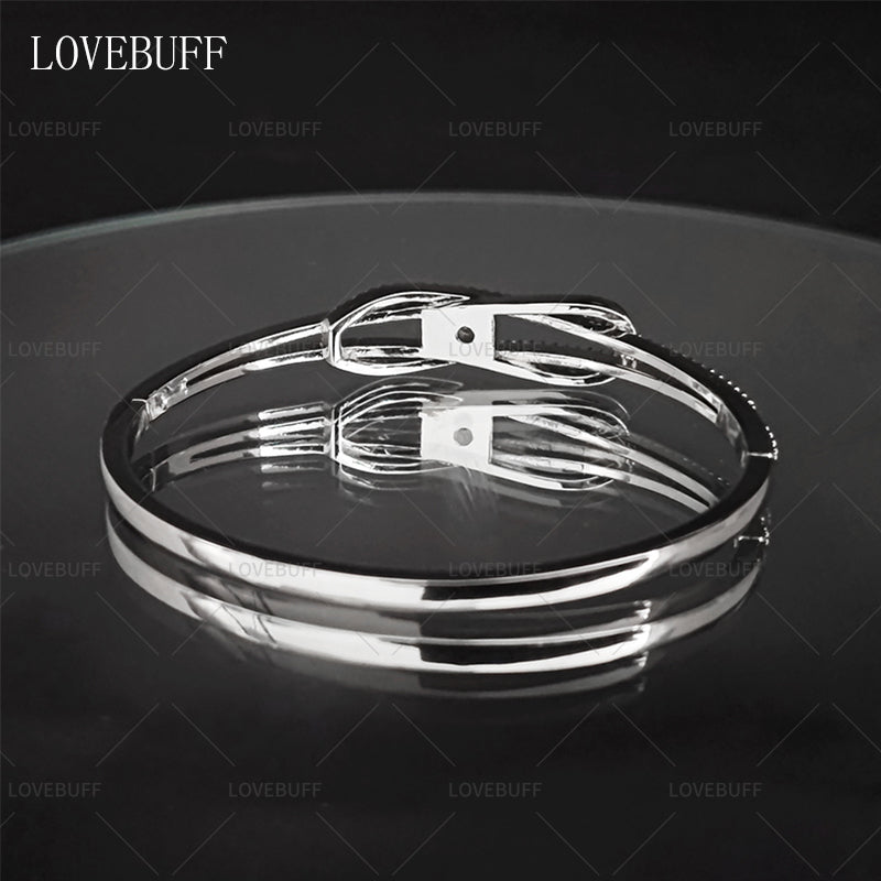 LOVEBUFF LAD Spring and Flowers Caleb Floating Floraletter Twisted Bracelet