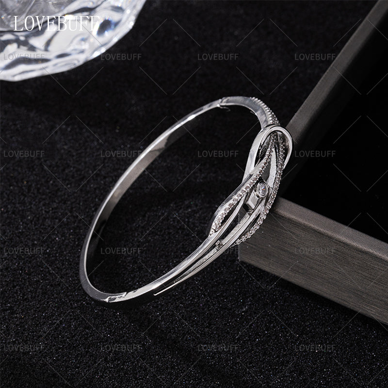 LOVEBUFF LAD Spring and Flowers Caleb Floating Floraletter Twisted Bracelet