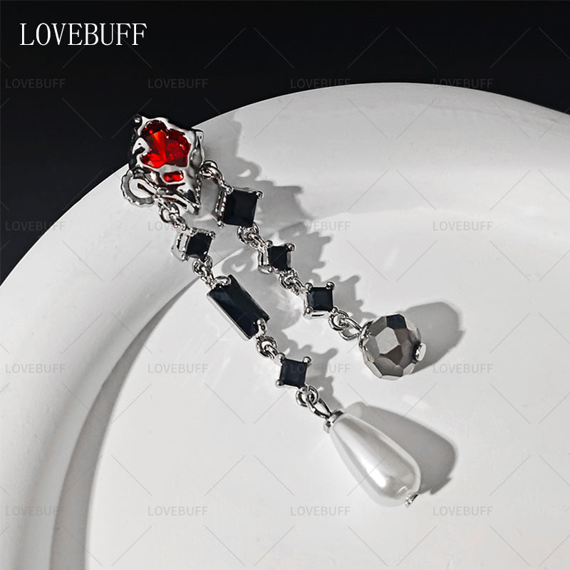 LOVEBUFF LaDs Heartbeats Ablaze Sylus Improvised Flow MC's Crystal Clarity Earrings