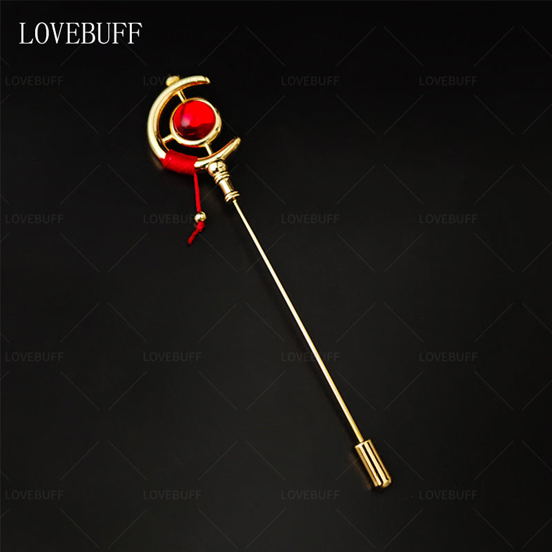 LOVEBUFF Frieren: Beyond Journey's End Magic Wand Staff Inspired Pin Brooch