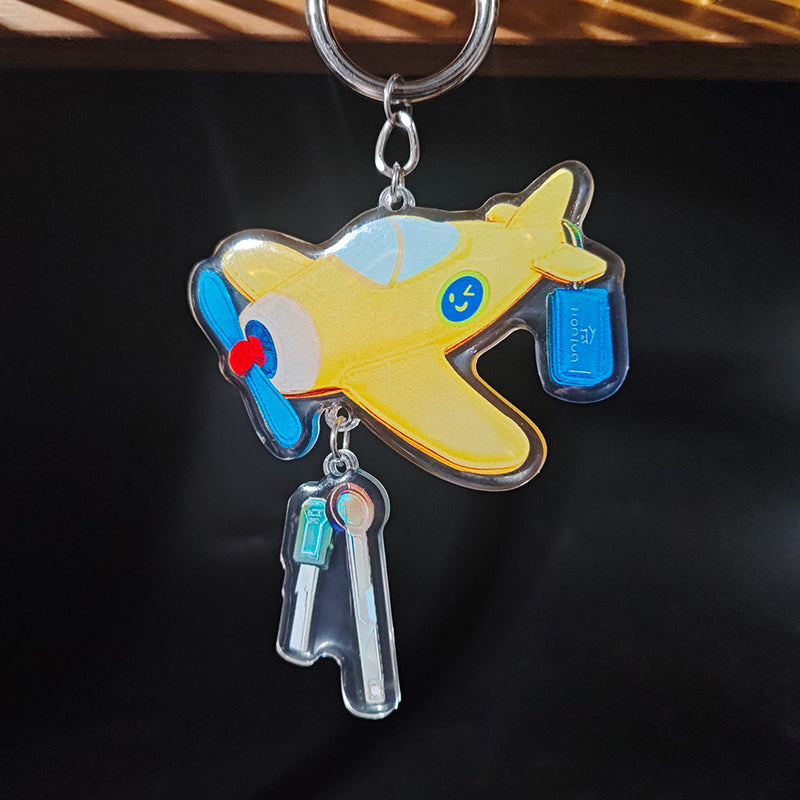 LOVEBUFF LAD Caleb Airplane Key Case Inspired Keychain Bag Charm (ships in 2 weeks)