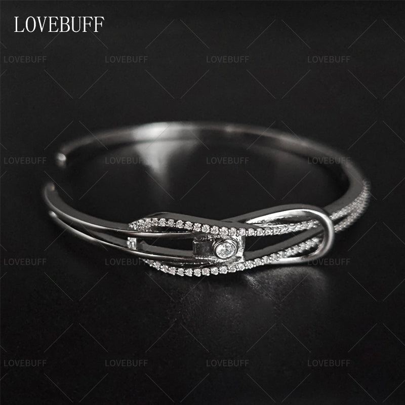 LOVEBUFF LAD Spring and Flowers Caleb Floating Floraletter Twisted Bracelet