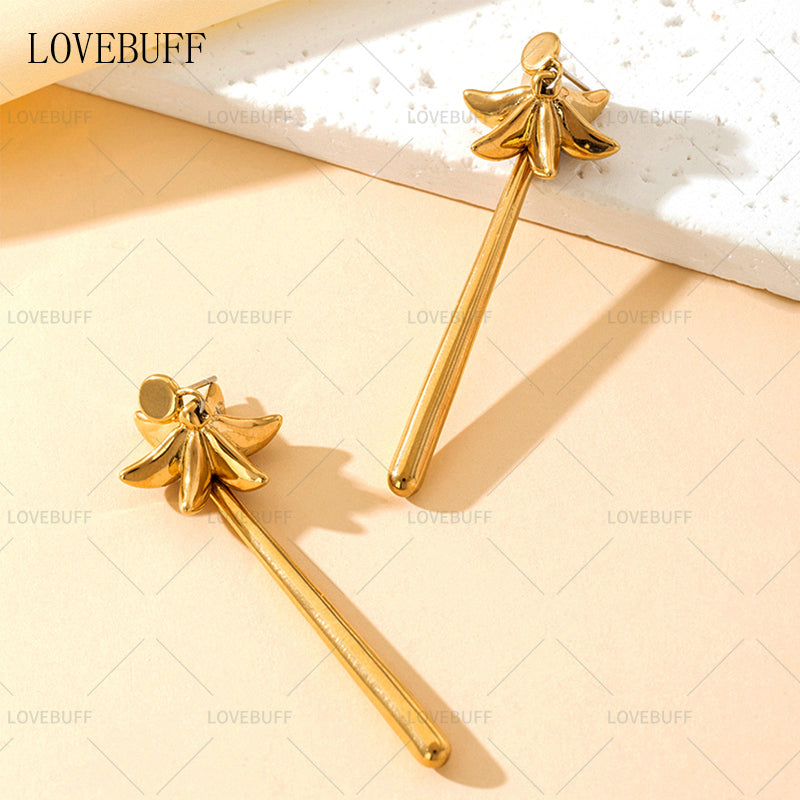 LOVEBUFF Wuthering Waves Jinhsi Peach Blossom Earrings 1 Pair