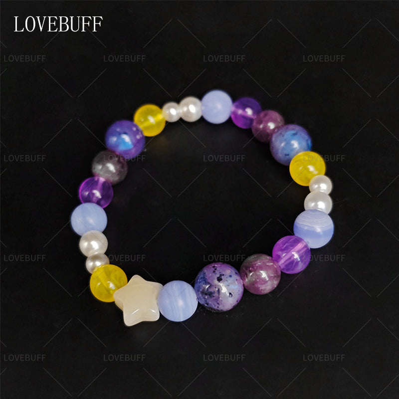 LOVEBUFF LAD You and Midsummer Xavier Coolsplash Soak MC's Star & Round Beads Bracelet