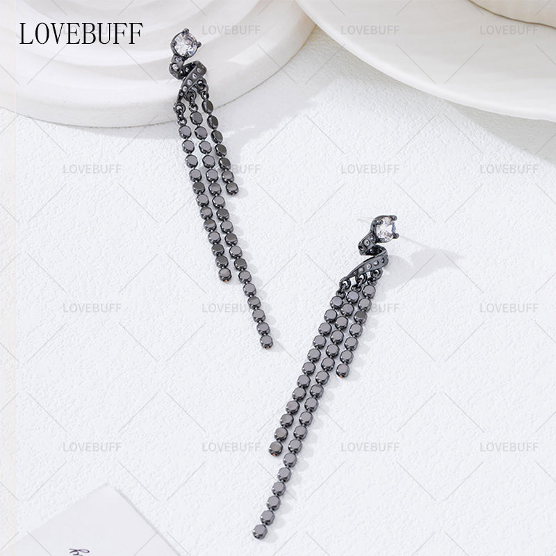 LOVEBUFF Love And Deepspace Heartbeats Ablaze Caleb Passionate Overload MC's Washed Clear Earrings