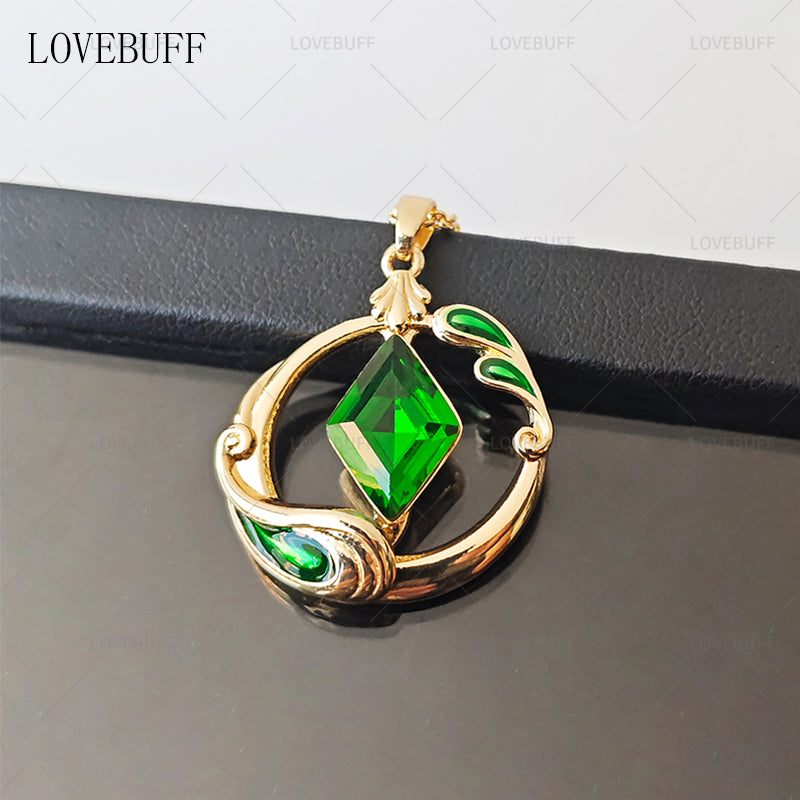 LOVEBUFF Sword of Justice Ethereal Stone Inspired Necklace