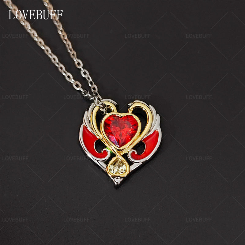 LOVEBUFF LoliRock Iris's Heart Pendant Necklace (ships in 1 month)