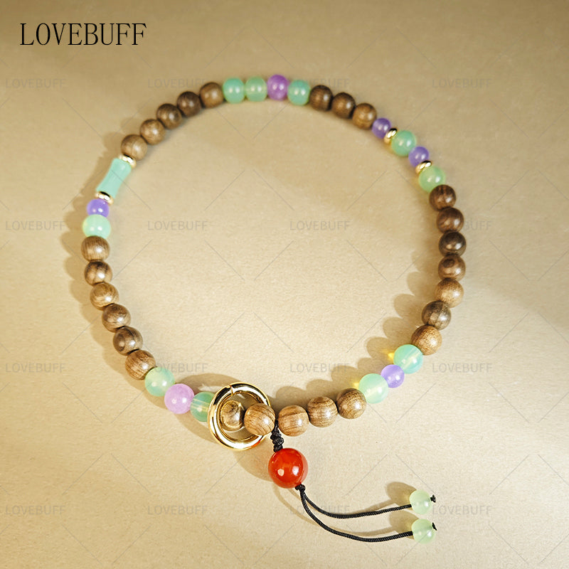 LOVEBUFF Light And Night Sariel Shaking Shadow Beaded Bracelet