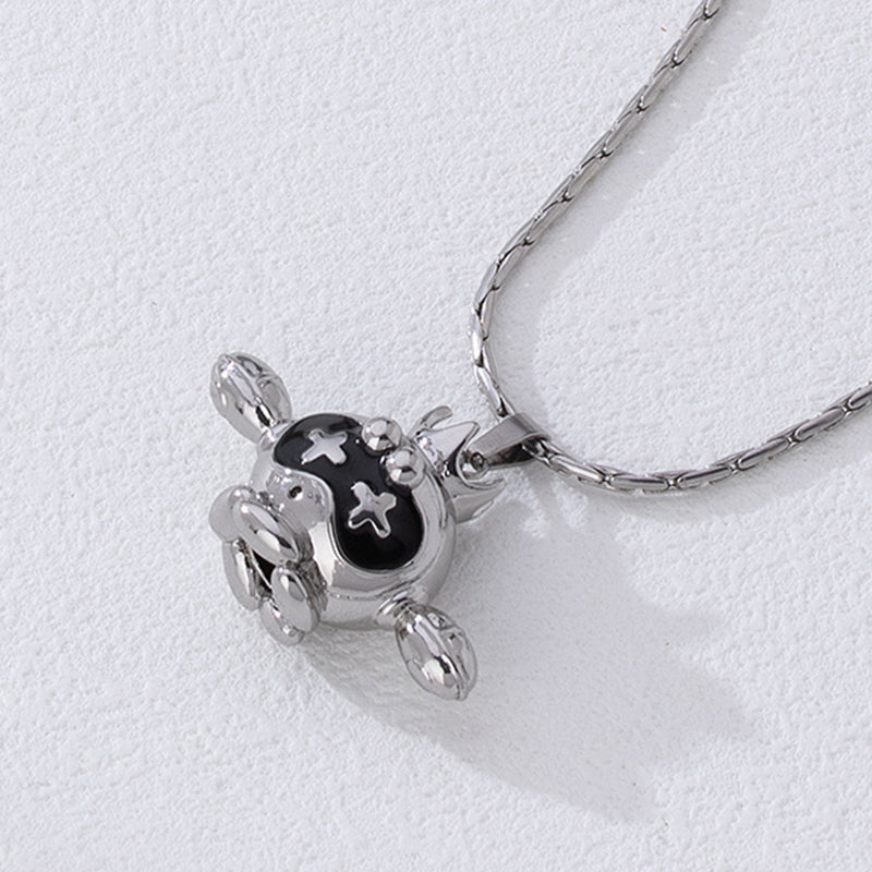 LOVEBUFF Splatoon 3 DLC Flying Robot Pearl Drone Inspired Pendant Necklace