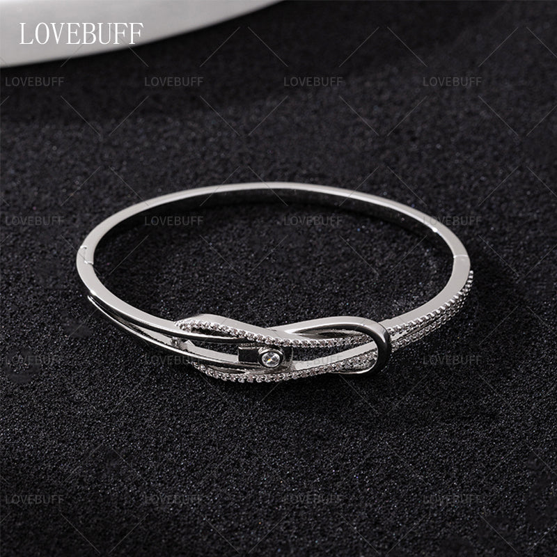 LOVEBUFF LAD Spring and Flowers Caleb Floating Floraletter Twisted Bracelet