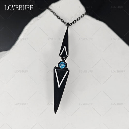 LOVEBUFF Path to Nowhere Shalom Schorl Inspired Necklace