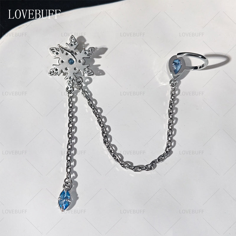 LOVEBUFF LaDs Heartbeats Ablaze Zayne Chilling Crescendo MC's Snowfall Guide Earrings 3pc Set