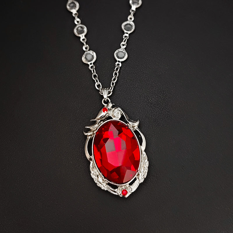 LOVEBUFF Identity V Cryptic Notes Cursed Sapphire Cosplay Necklace
