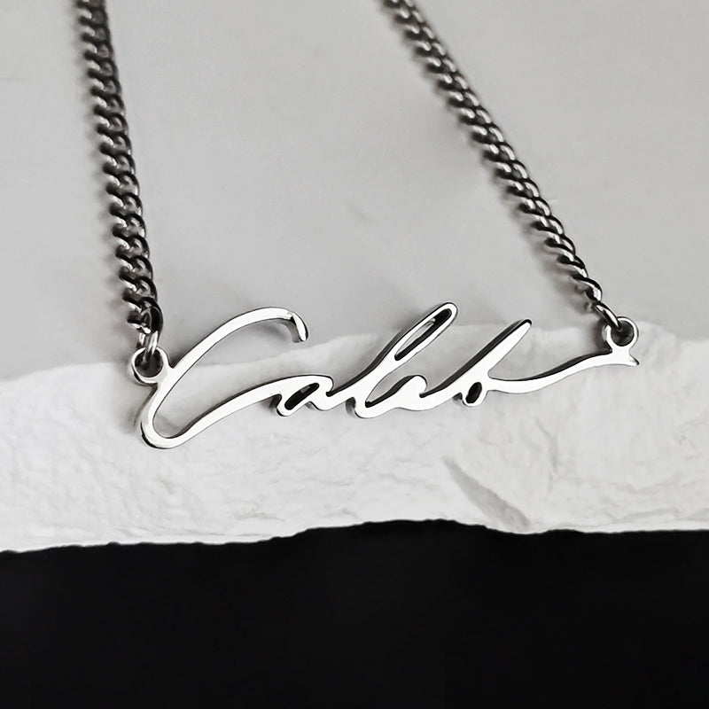 LOVEBUFF LAD Character Sylus Rafayel Caleb Zayne Xavier Name Necklace