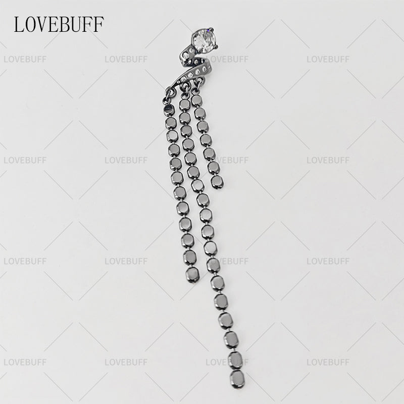 LOVEBUFF LaDs Heartbeats Ablaze Caleb Passionate Overload MC's Washed Clear Earrings