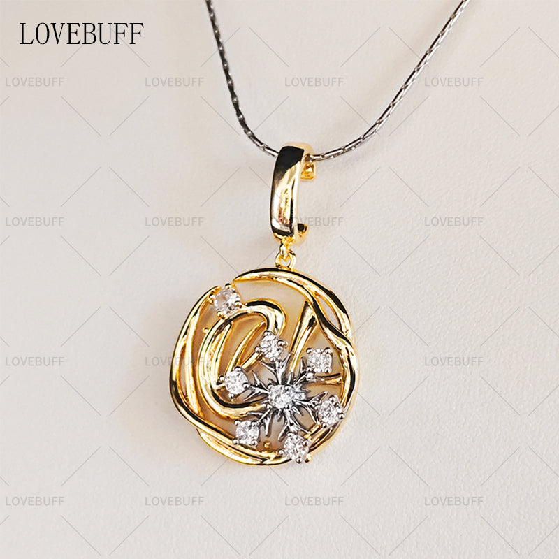 LOVEBUFF LaDs Zayne 2025 Birthday Dawnbreak Promise Crystal World Spinning Snowflake Necklace (ships in 1 month)