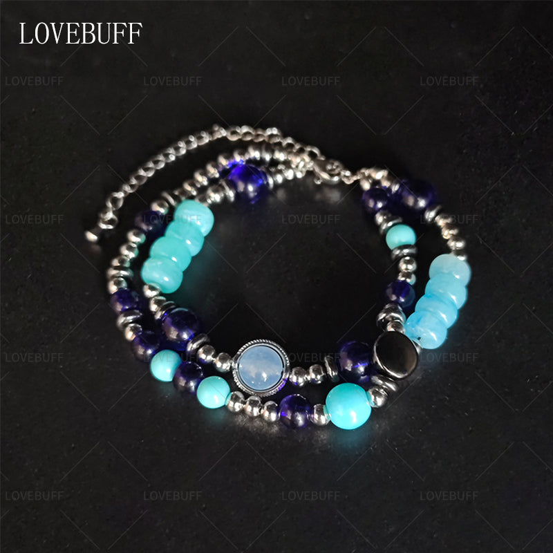 LOVEBUFF LAD You and Midsummer Zayne Runaway Waves MC's Beaded Layered Bracelet