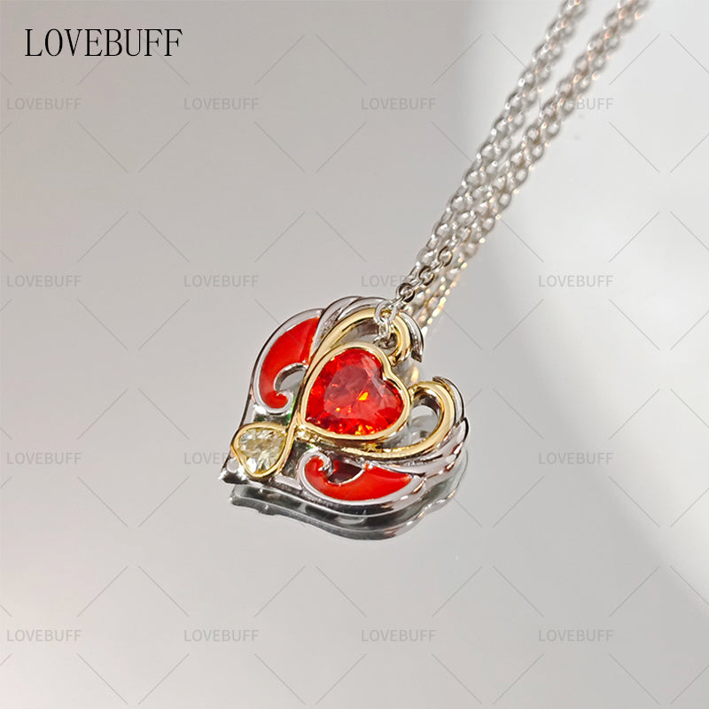 LOVEBUFF LoliRock Iris's Heart Pendant Necklace – LOVEBUFF.STORE
